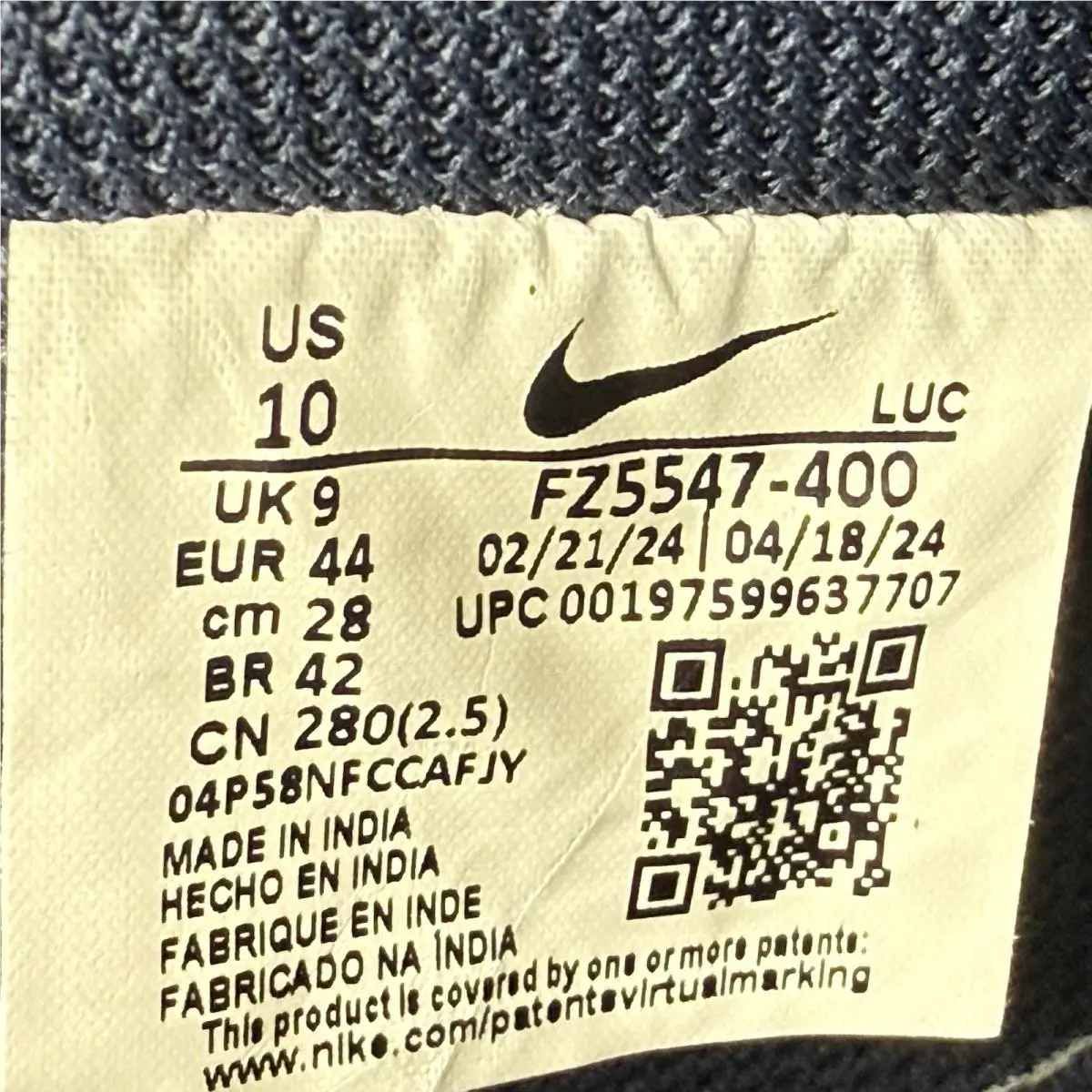 Nike shoes - Nike Court Vision - Court Vision - FZ5547-400 - Blue 11