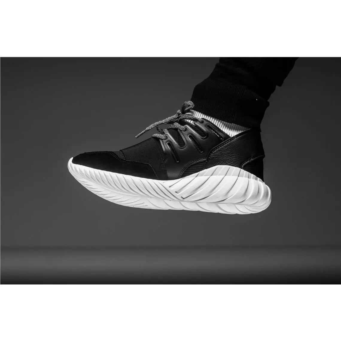 Nike shoes - adidas Tubular Doom - adidas Tubular Doom - BA7555 - BLACK WHITE 12