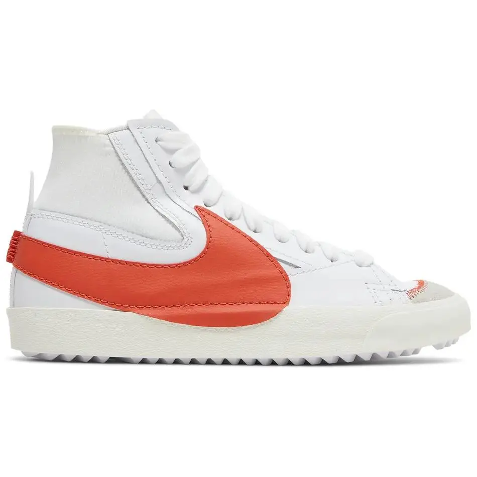 Nike shoes - Nike Blazer Mid `77 Jumbo - DH7690 100 - White/Sail/Total Orange/Mantra Orange 4