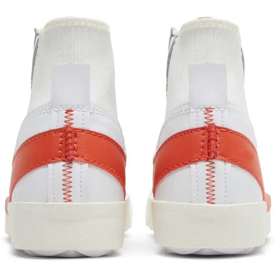 Nike shoes - Nike Blazer Mid `77 Jumbo - DH7690 100 - White/Sail/Total Orange/Mantra Orange 7
