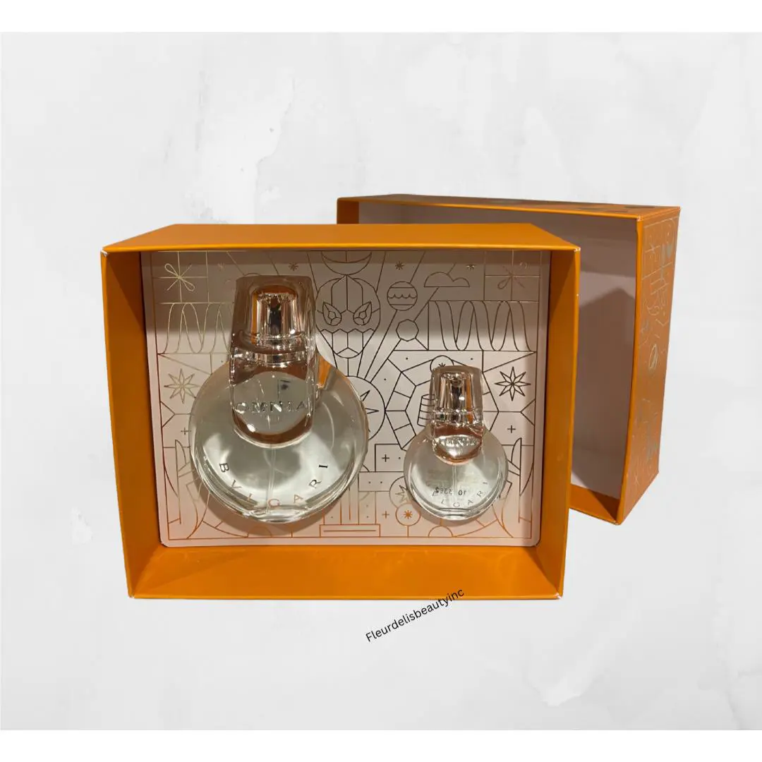 Bvlgari Omnia Crystalline 2 pc Set 3.4 Oz Edt and 15 ML Mini For Women