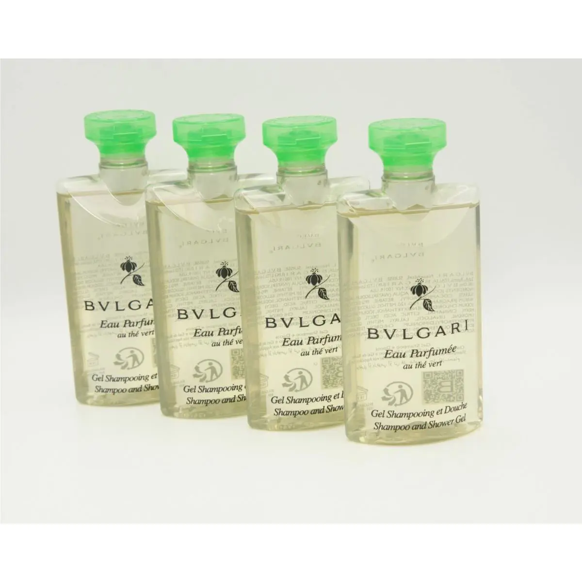 Bvlgari au Thé Vert Green Tea Shower Gel - 2.5 Fl oz / 75mL Pack Of 16