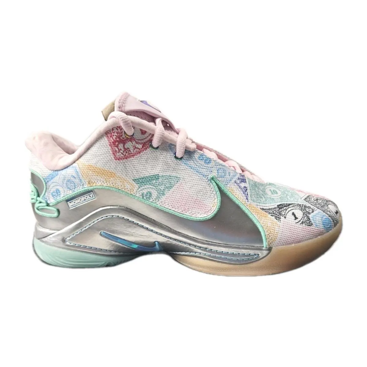 Nike Lebron 22 Monopoly QS Currency Basketball Shoes Sz 10.5 Box FZ1097-100