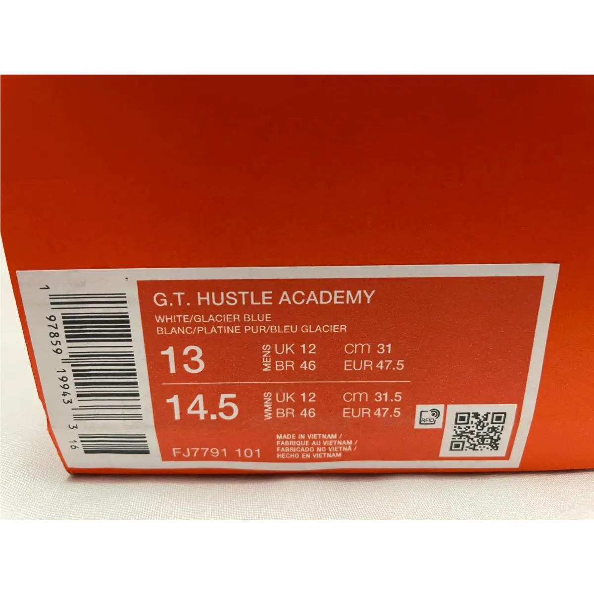 Nike shoes - Nike GT Hustle Academy - Hustle Academy - FJ7791-101 - White (UPC: 197859237753) 5