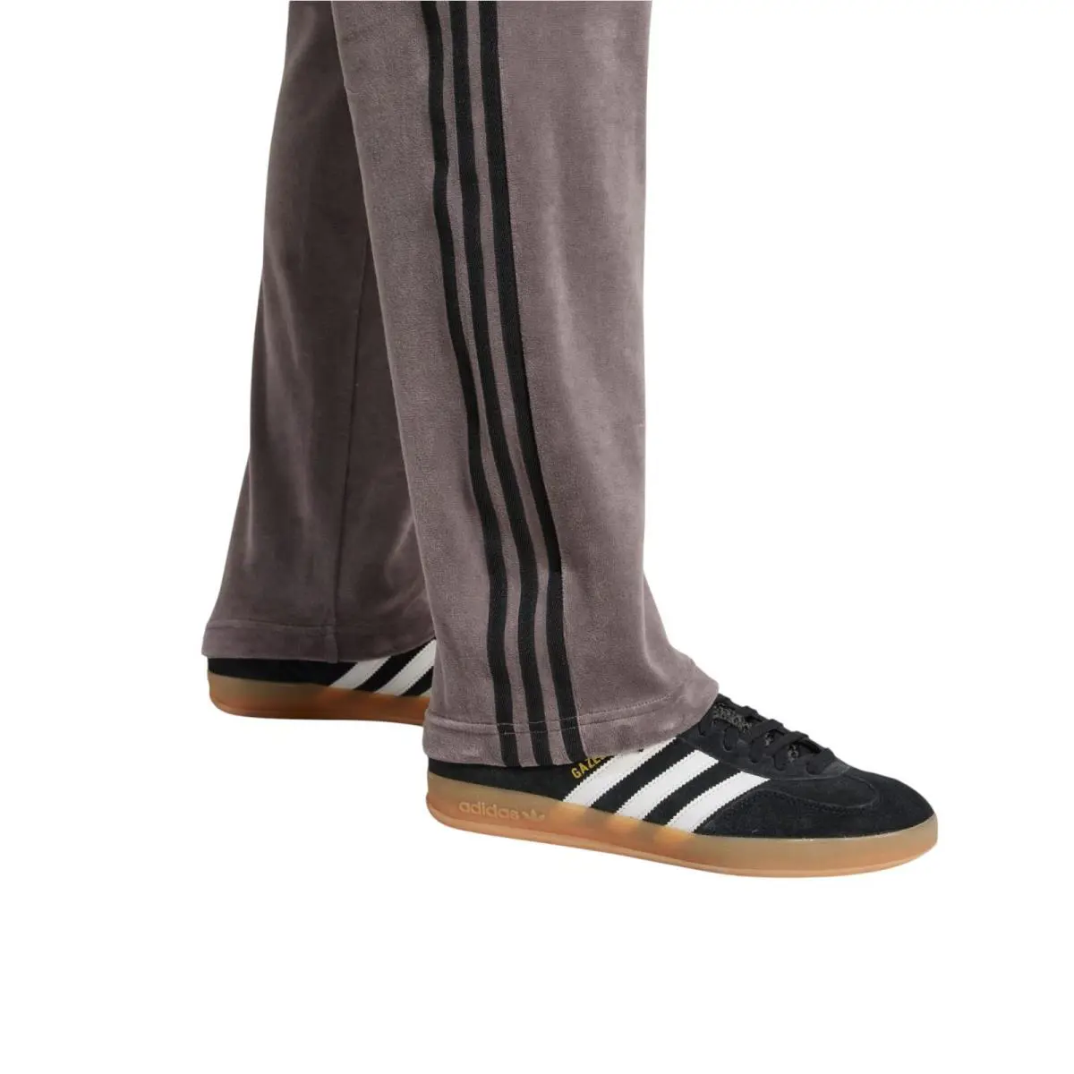 Adidas clothing - Adidas SST Adicolor Velour Track Pants - Grey Strata 3