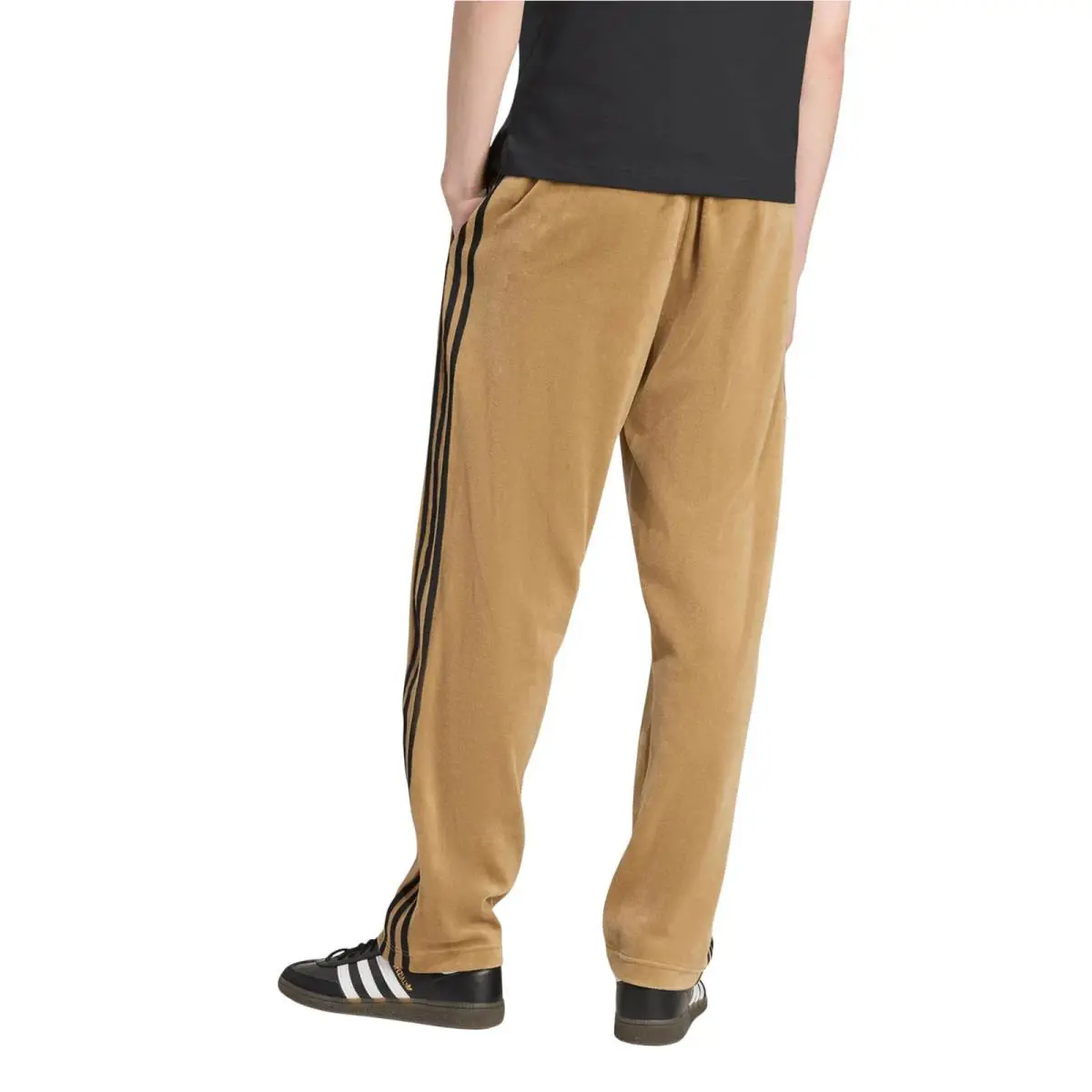 Adidas clothing - Adidas SST Adicolor Velour Track Pants - Grey Strata 17
