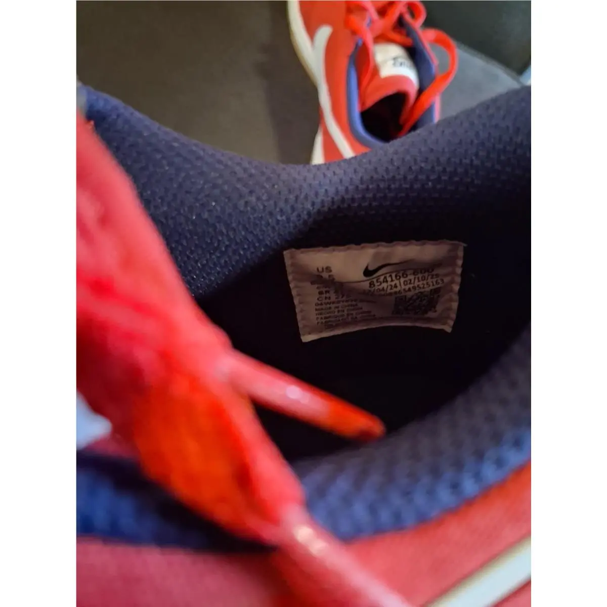 Nike shoes - Big Nike Low Lux - Big Low Lux - 854166-600 - Red (UPC: 886549525163) 6