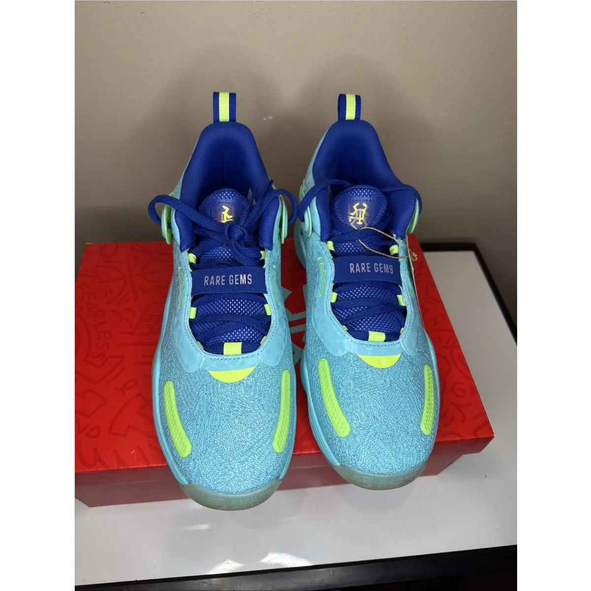 Adidas D.o.n. Issue 3 Gca Pulse Aqua Men Size 9.5 H68039 Box