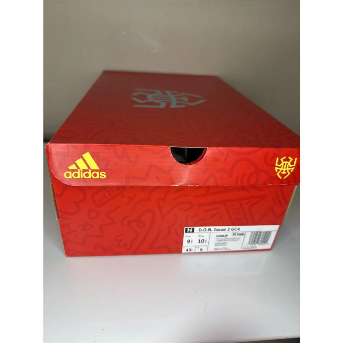 Adidas shoes - adidas D.O.N. Issue #3 - Issue - H68039 - Blue, Manufacturer: Pulse Aqua/Bold Blue/Bright Cyan 9