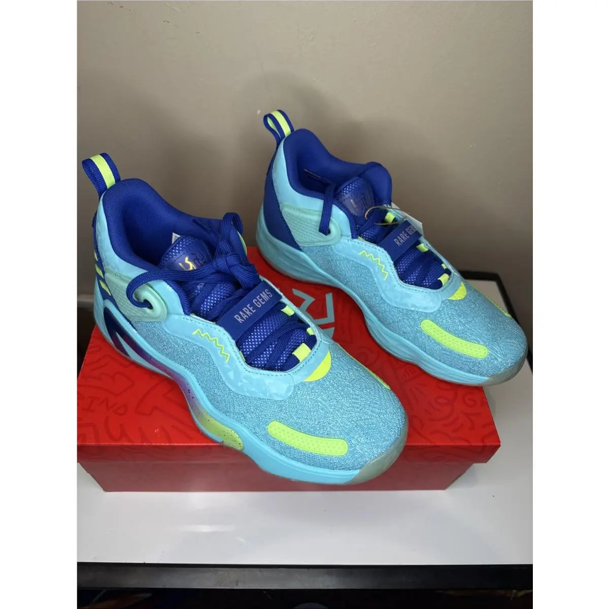 Adidas shoes - adidas D.O.N. Issue #3 - Issue - H68039 - Blue, Manufacturer: Pulse Aqua/Bold Blue/Bright Cyan 0