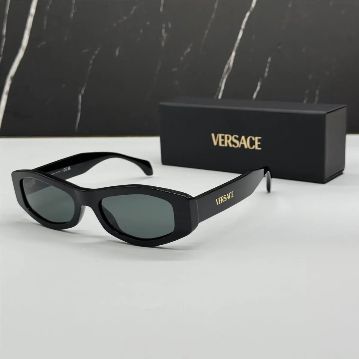 Versace VE4487 GB1/87 Sunglasses Women Black VE4487 GB1/87 Eyewear