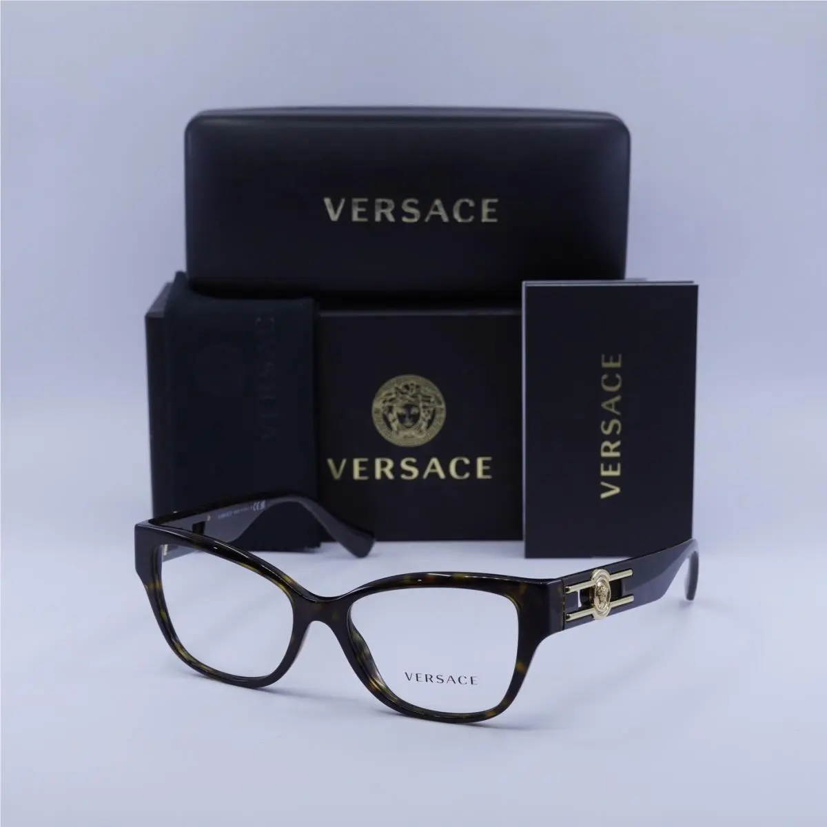Versace VE3347 108 Havana 54mm Eyeglasses