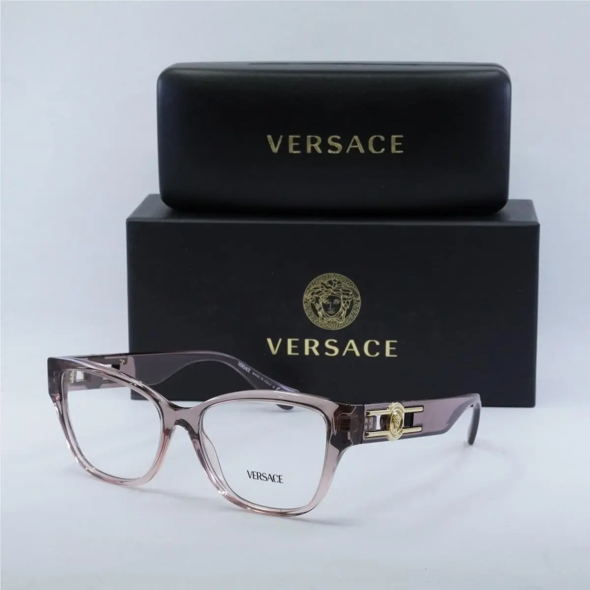Versace VE3347 5435 Pink Transparent 54mm Eyeglasses