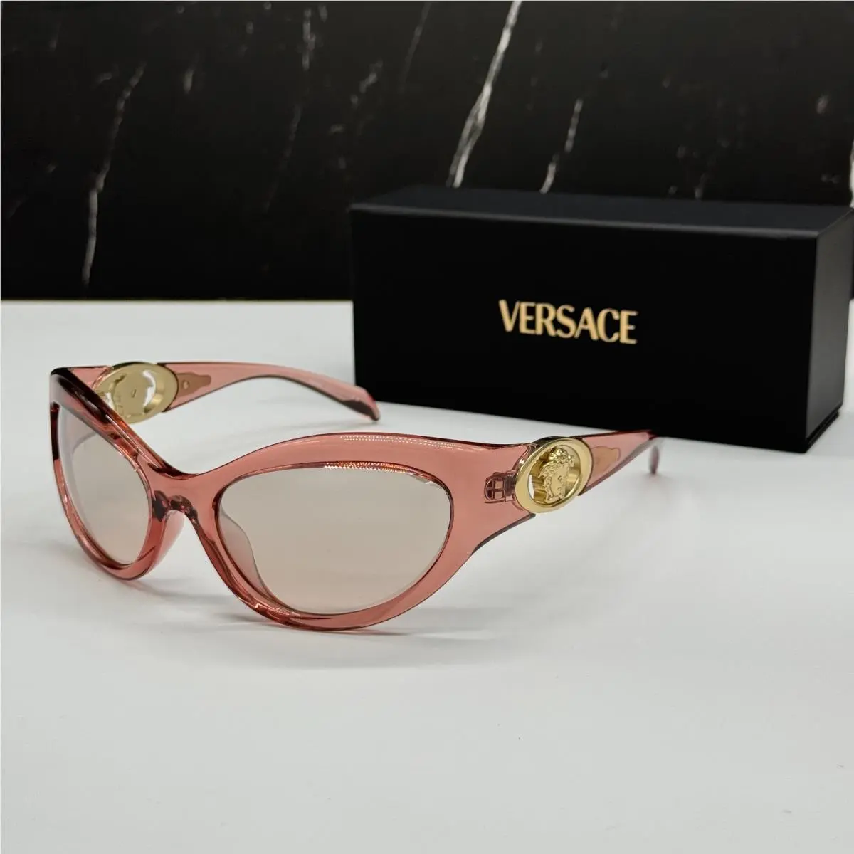 Versace VE4485 5322/8Z Sunglasses Women Pink VE4485 5322/8Z Eyewear
