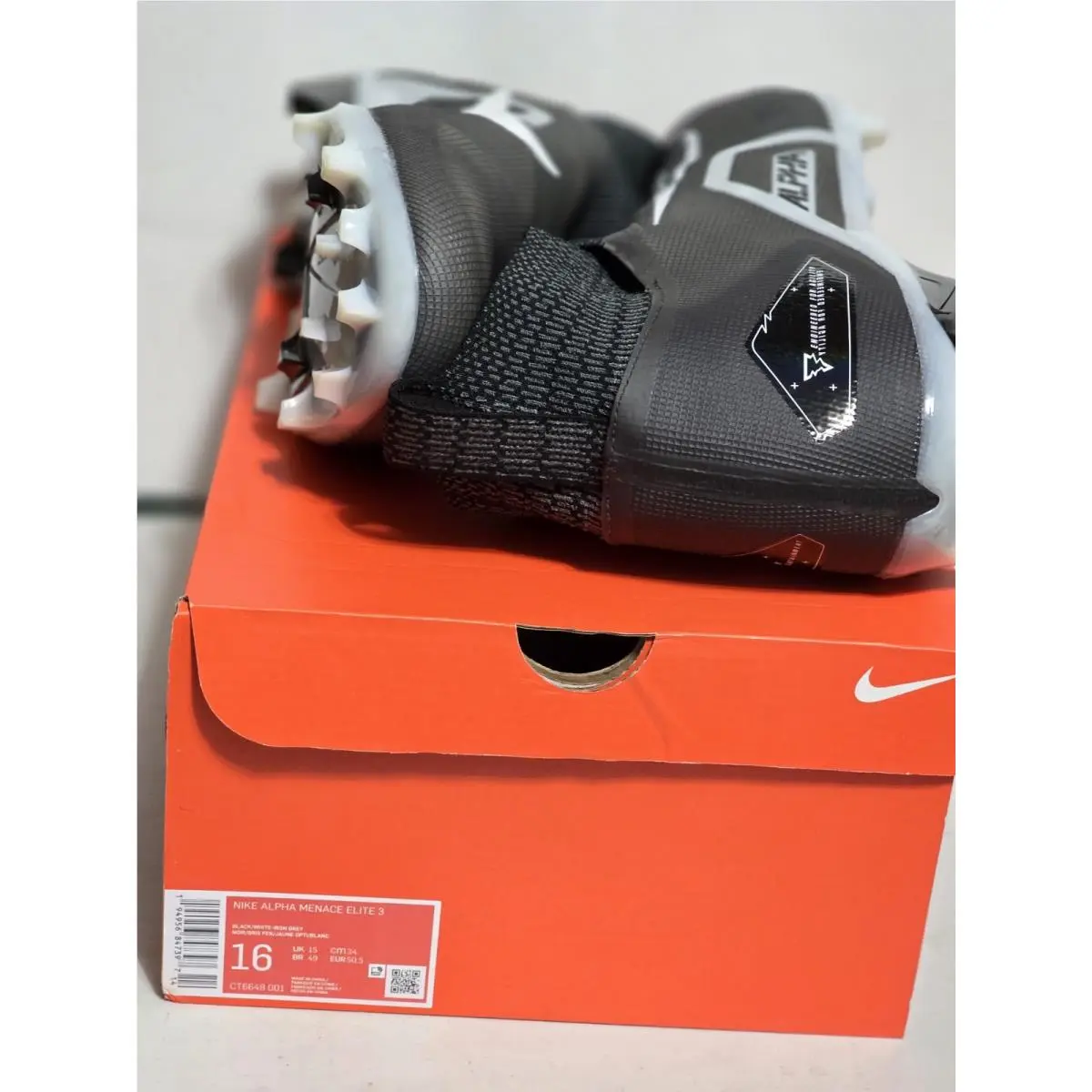 Nike shoes - Nike Alpha Menace Elite - Alpha Menace Elite - CT6648001 - Black (UPC: 00194956847397) 9