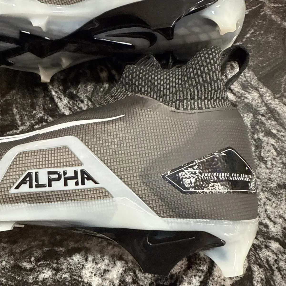 Nike shoes - Nike Alpha Menace - Alpha Menace - CT6648-001 - Black, Manufacturer: Black/White -Iron Grey (UPC: 0194956847342) 2