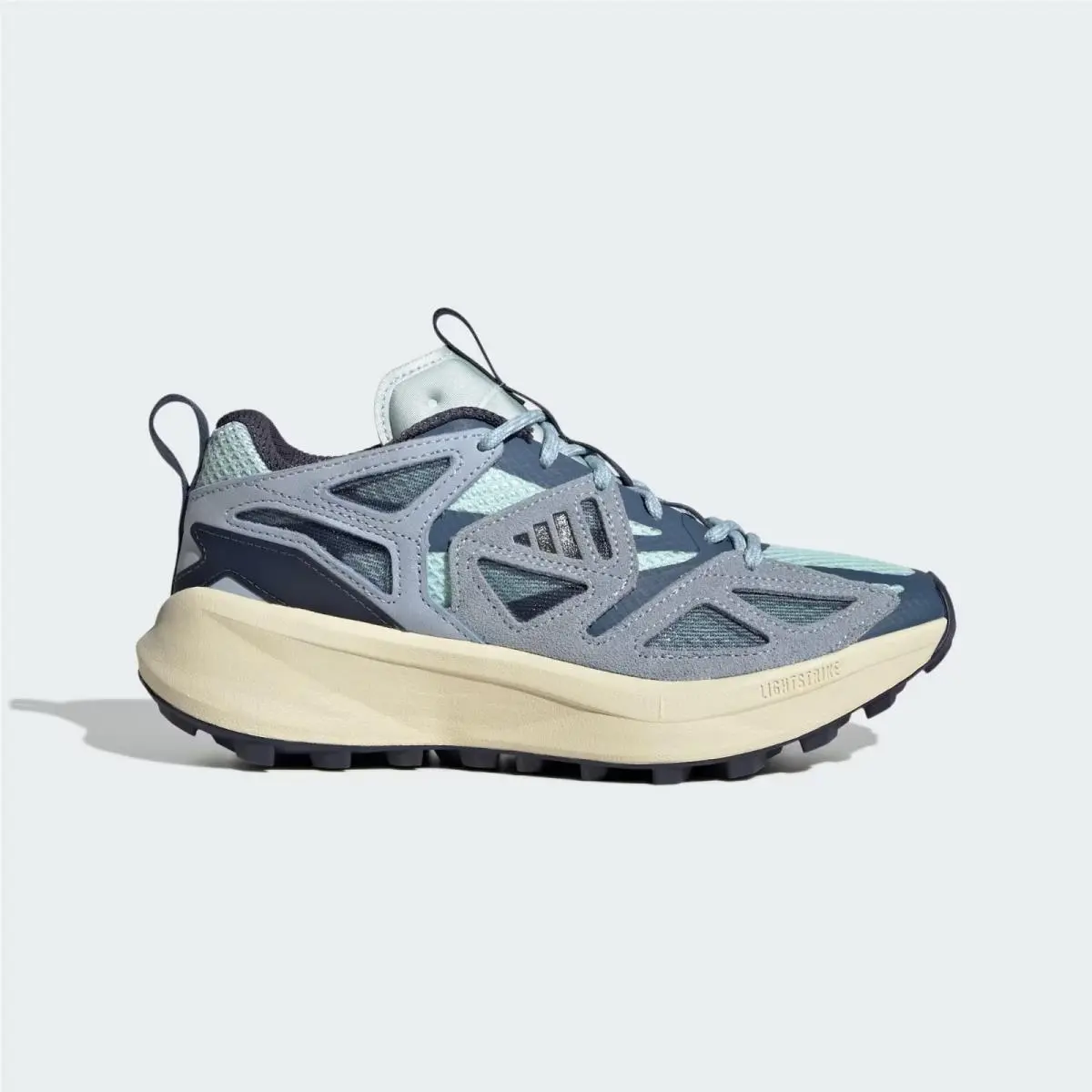 Adidas Kantai Trail Lightstrike Women`s Size 8 Triple Blue JH6833 - Halo Mint/Shadow Navy/Wonder Blue