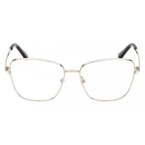 Emilio Pucci EP 5246 016 Silver Cat Eye Metal Eyeglasses Frame 55-16-140 - Silver, Frame: Silver, Lens: Clear