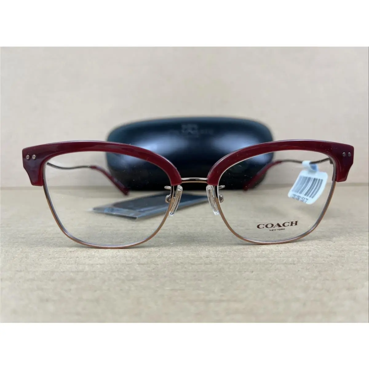 Coach HC 5104B 9331 Rose Gold Maroon Eyeglasses 51-17-140 Frames