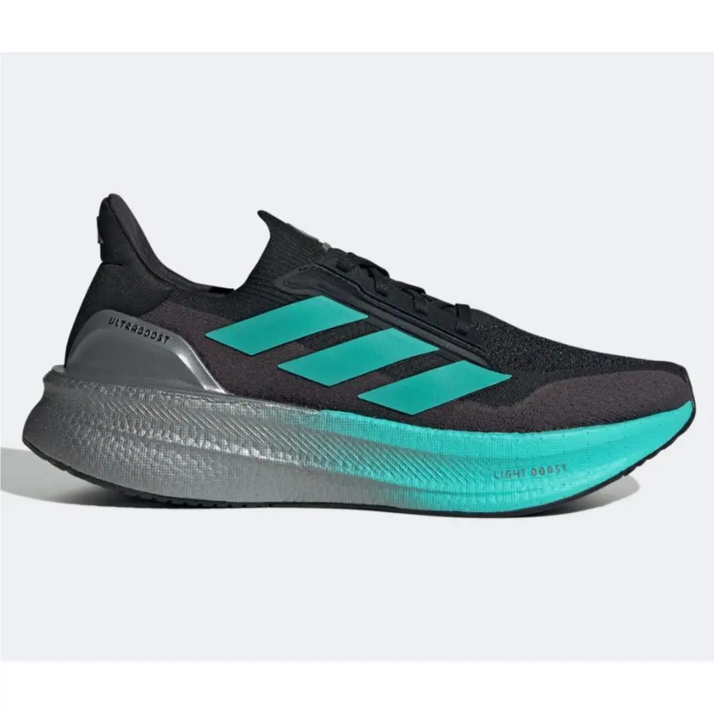 Adidas shoes - MERCEDES - AMG PETRONAS FORMULA ONE TEAM Ultraboost 5X M - JR9386 - Black / Semi Mint Rush / Iron Metallic 8