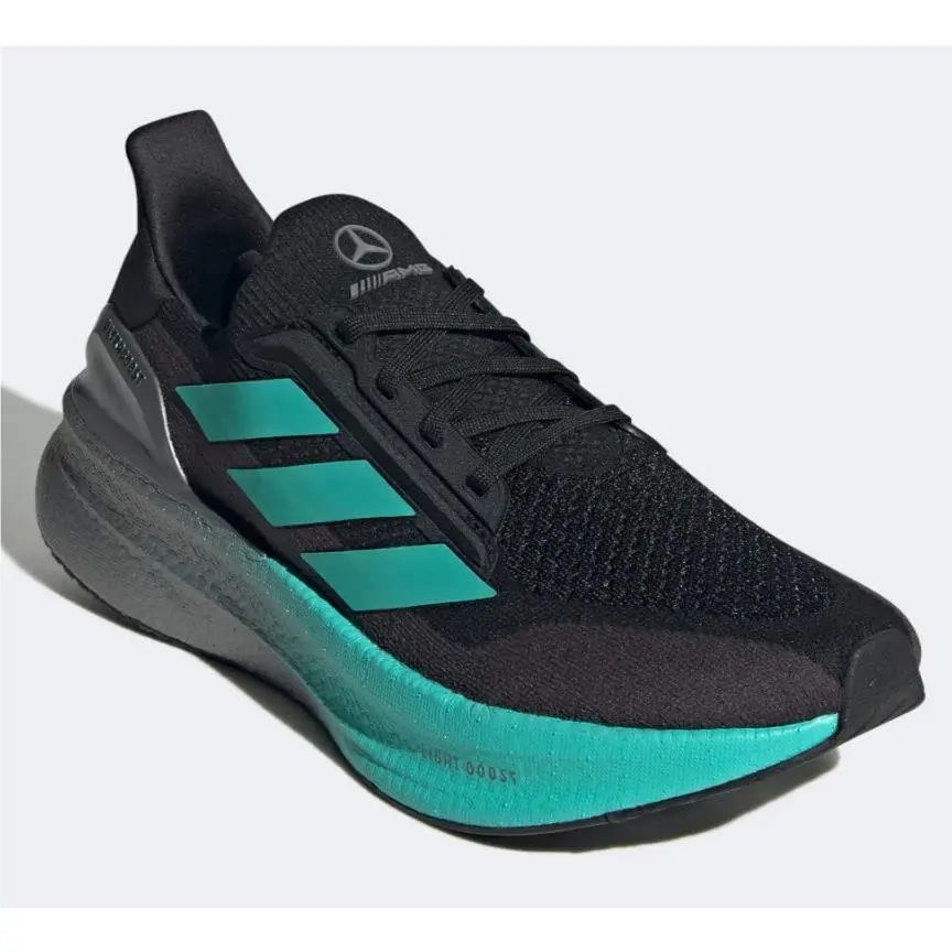 Adidas shoes - MERCEDES - AMG PETRONAS FORMULA ONE TEAM Ultraboost 5X M - JR9386 - Black / Semi Mint Rush / Iron Metallic 6