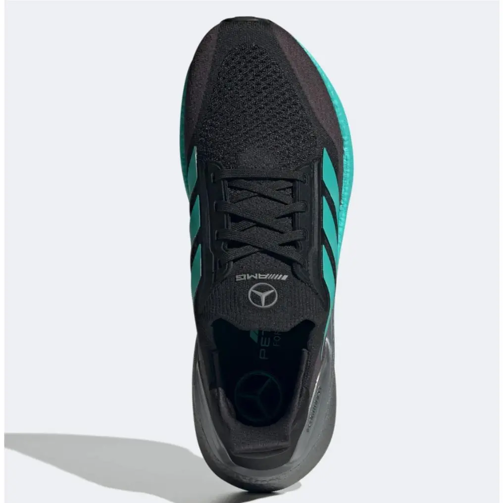 Adidas shoes - MERCEDES - AMG PETRONAS FORMULA ONE TEAM Ultraboost 5X M - JR9386 - Black / Semi Mint Rush / Iron Metallic 7