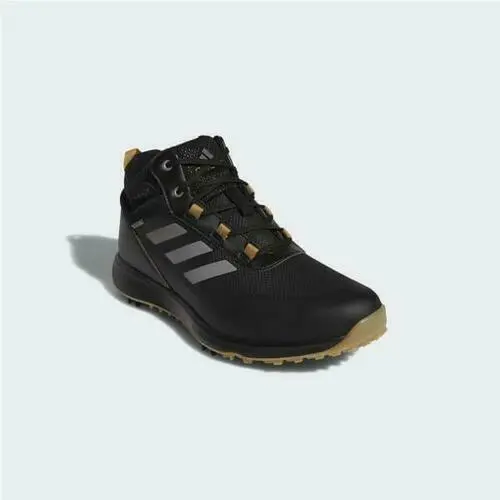 Adidas Men`s S2g Recycled Polyester Mid Cut Golf Shoe Size 8 Wide FZ1035 Black