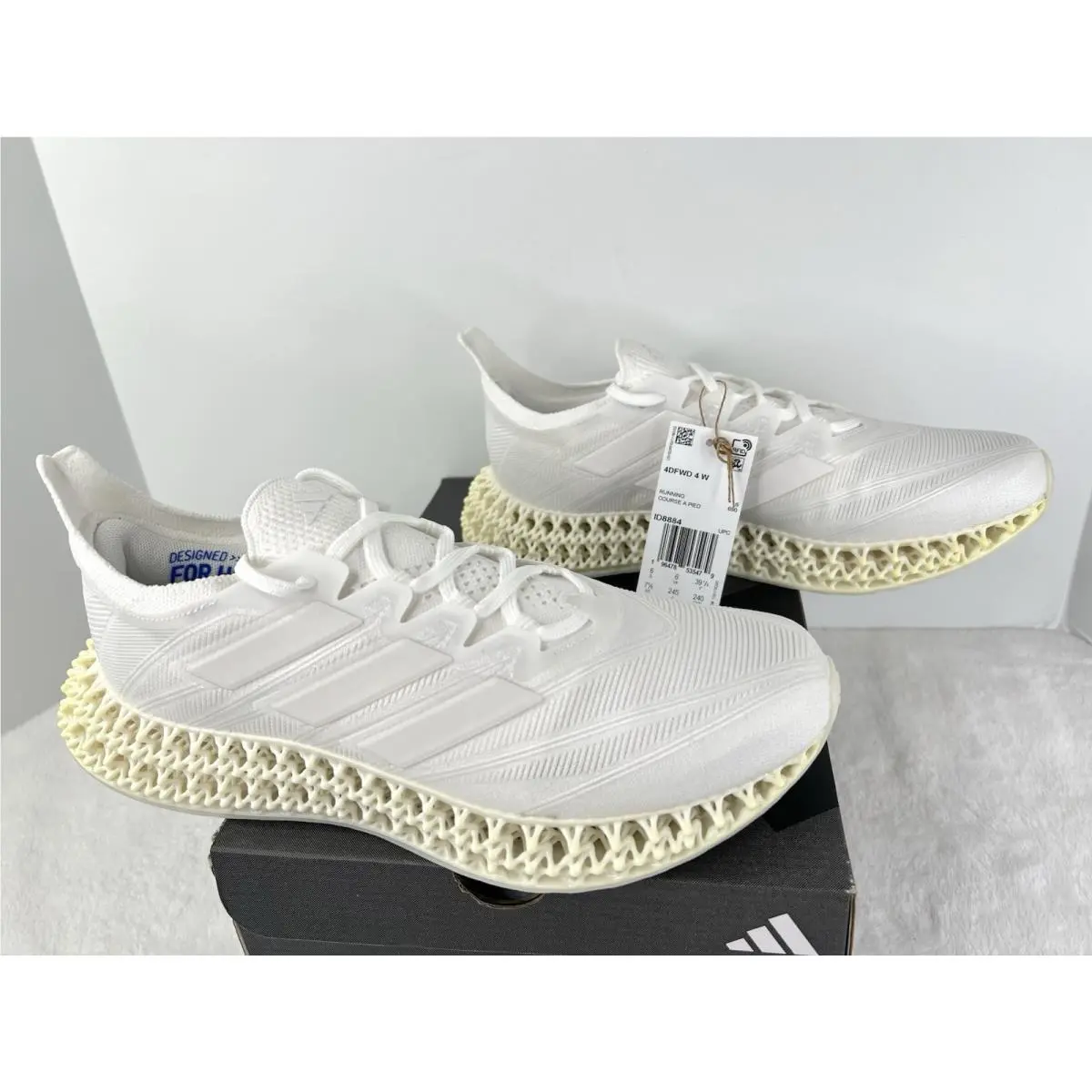 Adidas shoes - 4DFWD 4 Cloud White Core White - ID8884 - White 2