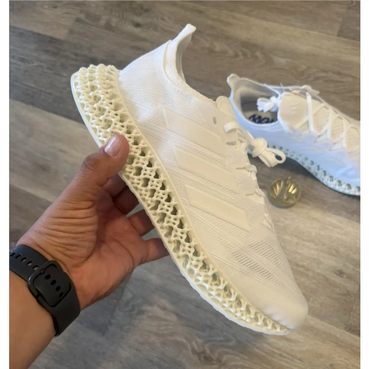 Adidas shoes - adidas 4DFWD - ID8884 - Cloud White (UPC: 196478535516) 9