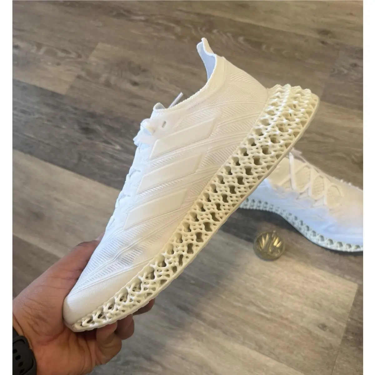 Adidas shoes - adidas 4DFWD - ID8884 - Cloud White (UPC: 196478535516) 4