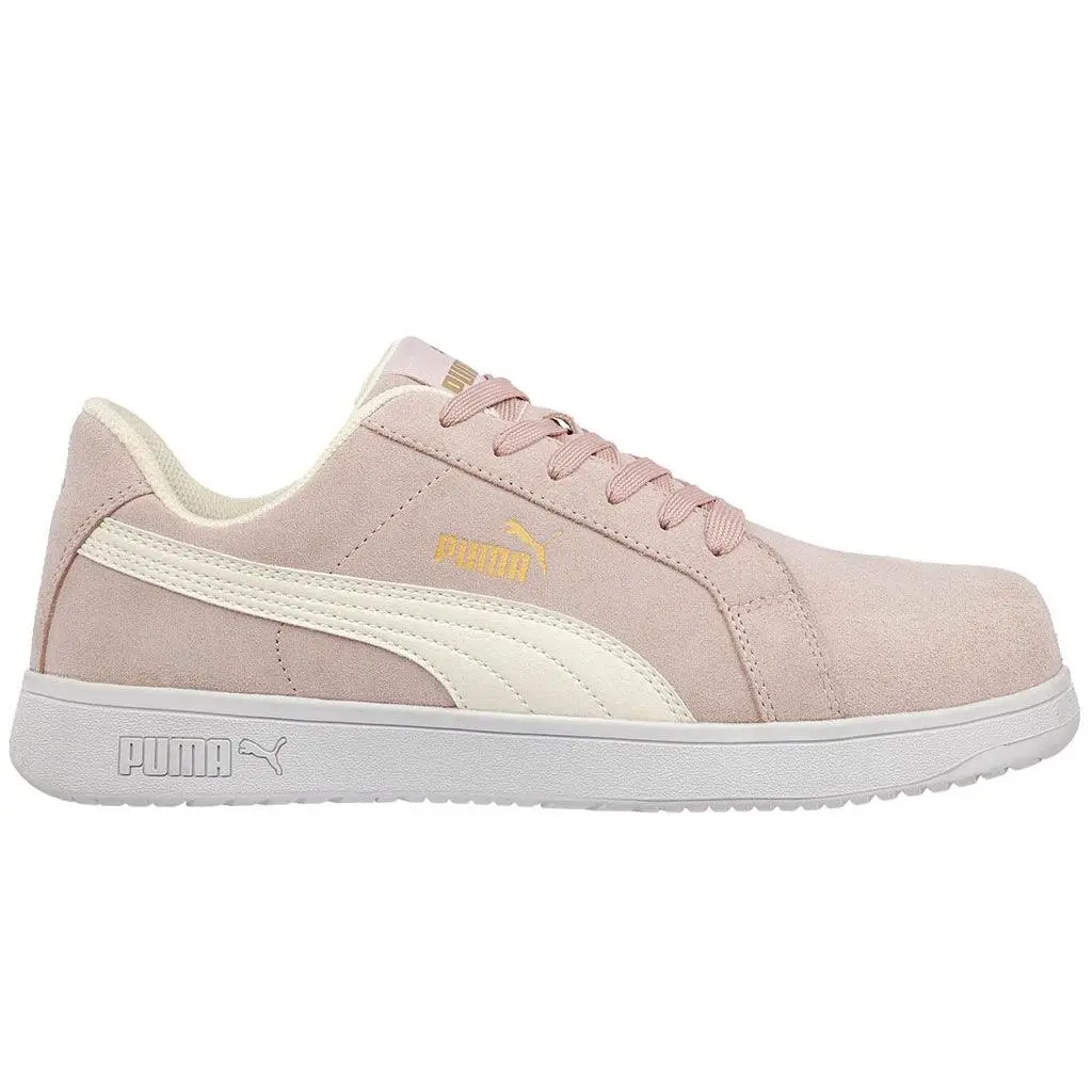 Safety Women`s Iconic Low EH SR CT Pink White by Puma