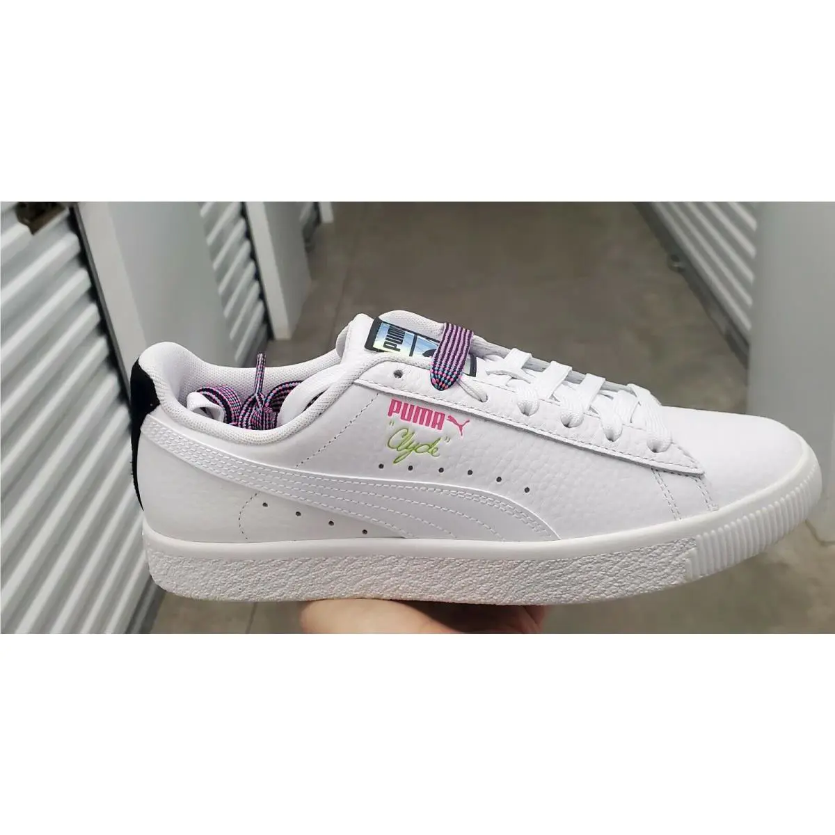 Puma shoes - PUMA Clyde - Clyde - 38196501 - White 4