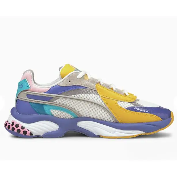 Puma shoes - Puma RS-Connect - White Purple Yellow 1