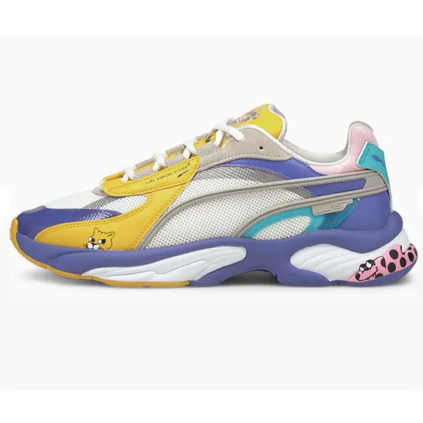 Puma shoes - Puma RS-Connect - White Purple Yellow 12
