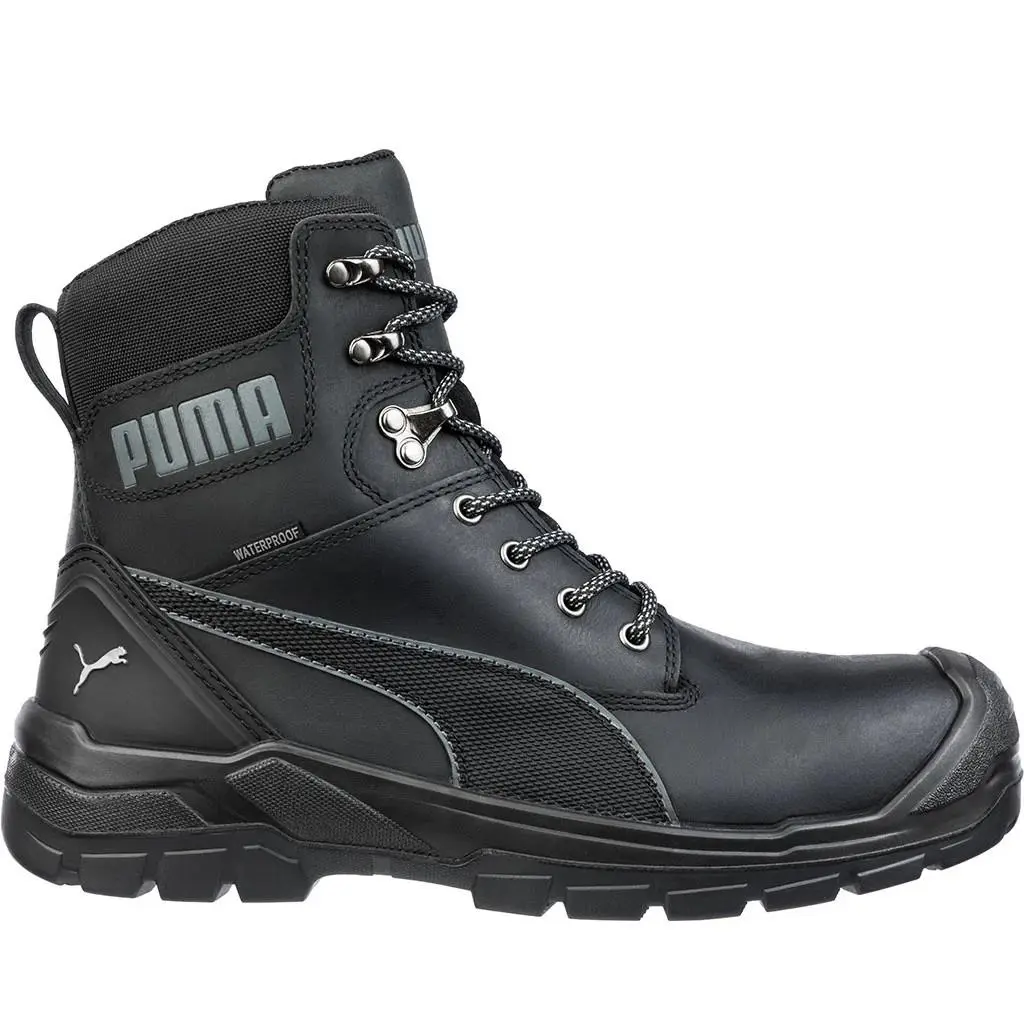 Puma shoes - Conquest CTS High WP SR - Black Grey 0