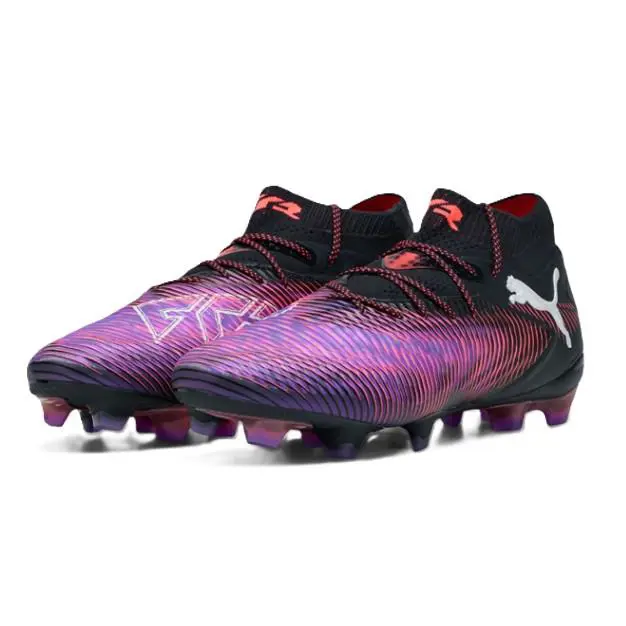 Men`s Future Ultimate 8 FG Unlimited Pack Soccer Black/white/red 108138-01 by Puma