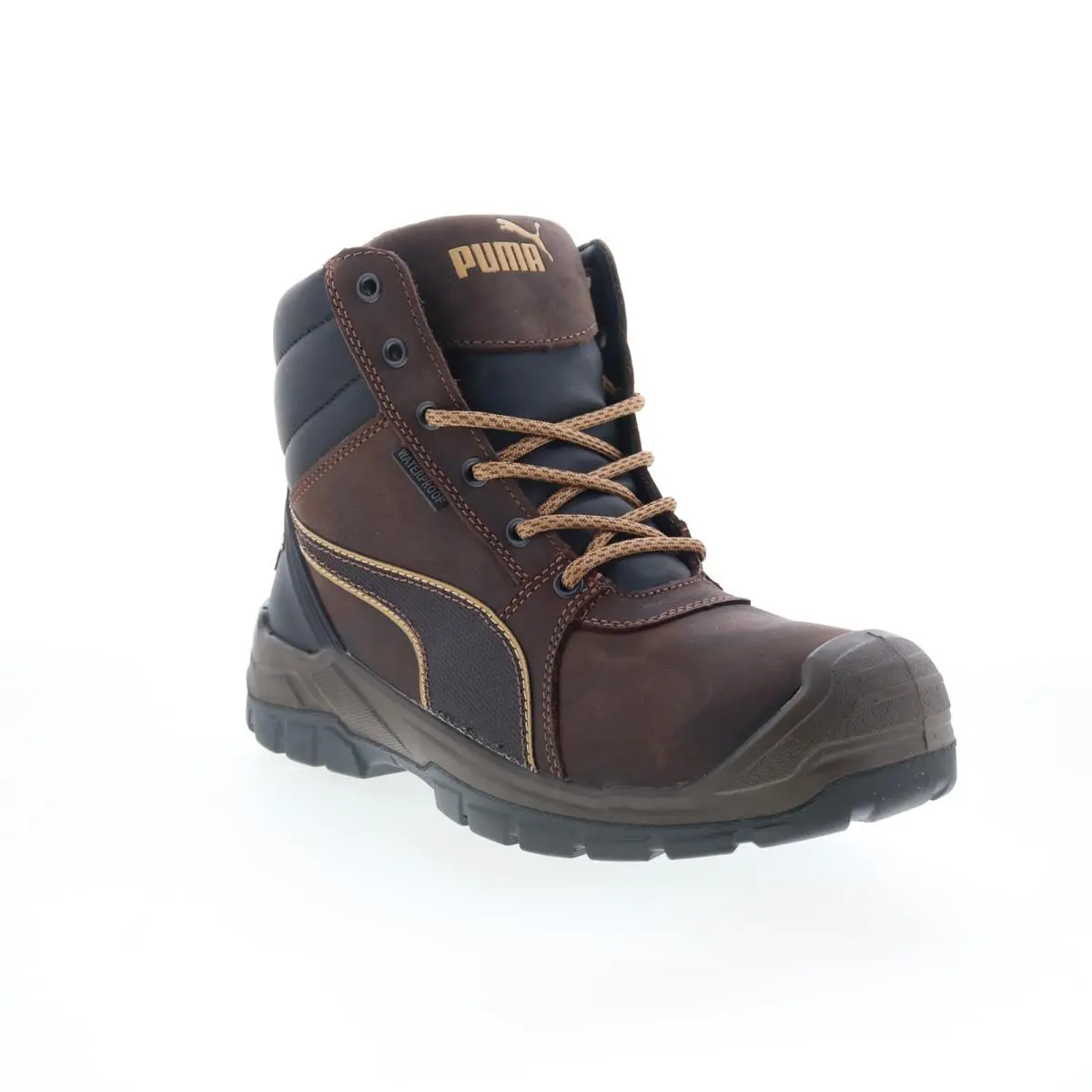 Puma shoes - Puma Safety Tornado Soft Toe CTX Mid Waterproof EH SR - 630925 - Brown 8