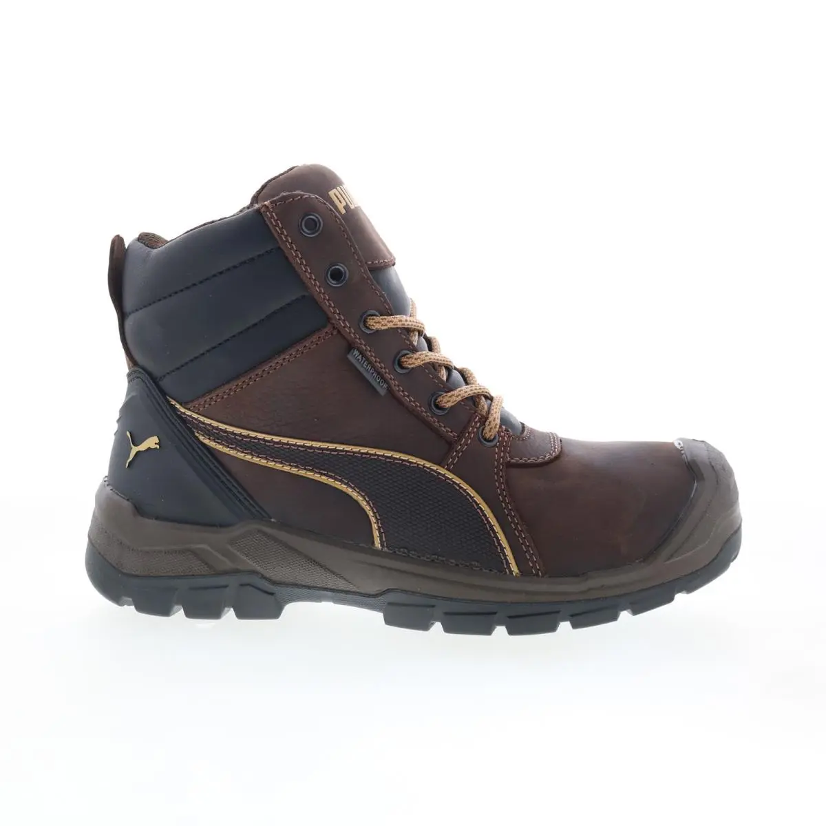 Puma shoes - Puma Safety Tornado Soft Toe CTX Mid Waterproof EH SR - 630925 - Brown 7