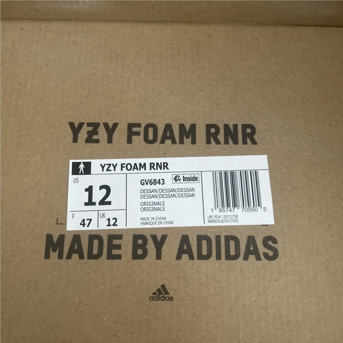 Adidas shoes - adidas Yeezy Foam Runner - Yeezy Foam Runner - GV6843 - Beige (UPC: 0195747705605) 8