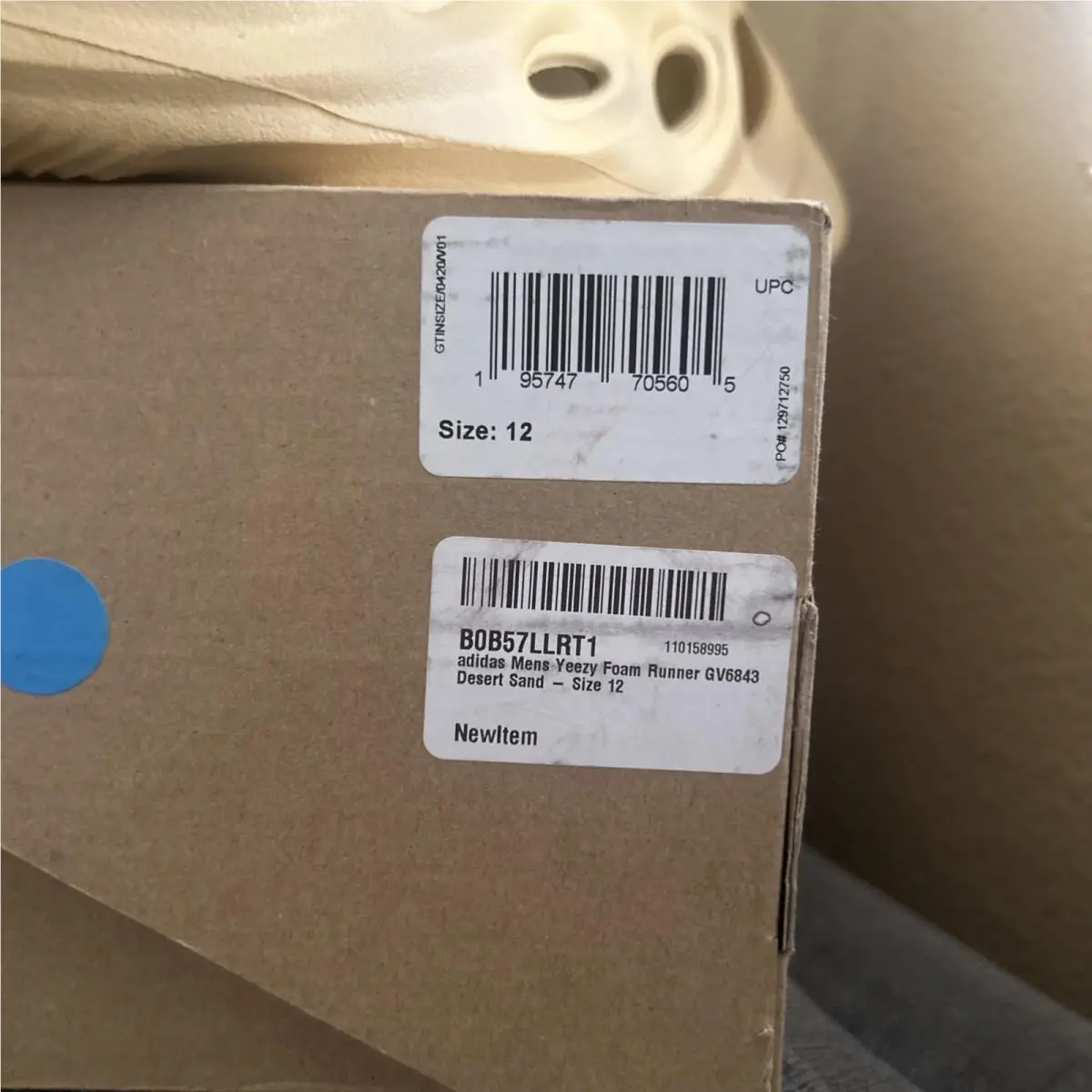 Adidas shoes - adidas Yeezy Foam Runner - Yeezy Foam Runner - GV6843 - Beige (UPC: 0195747705605) 5