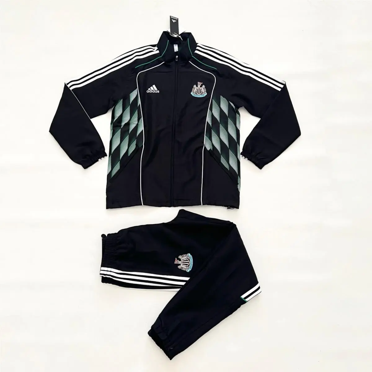 Adidas Men`s Newcastle United FC Tracksuit Jacket Pants Joggers Small