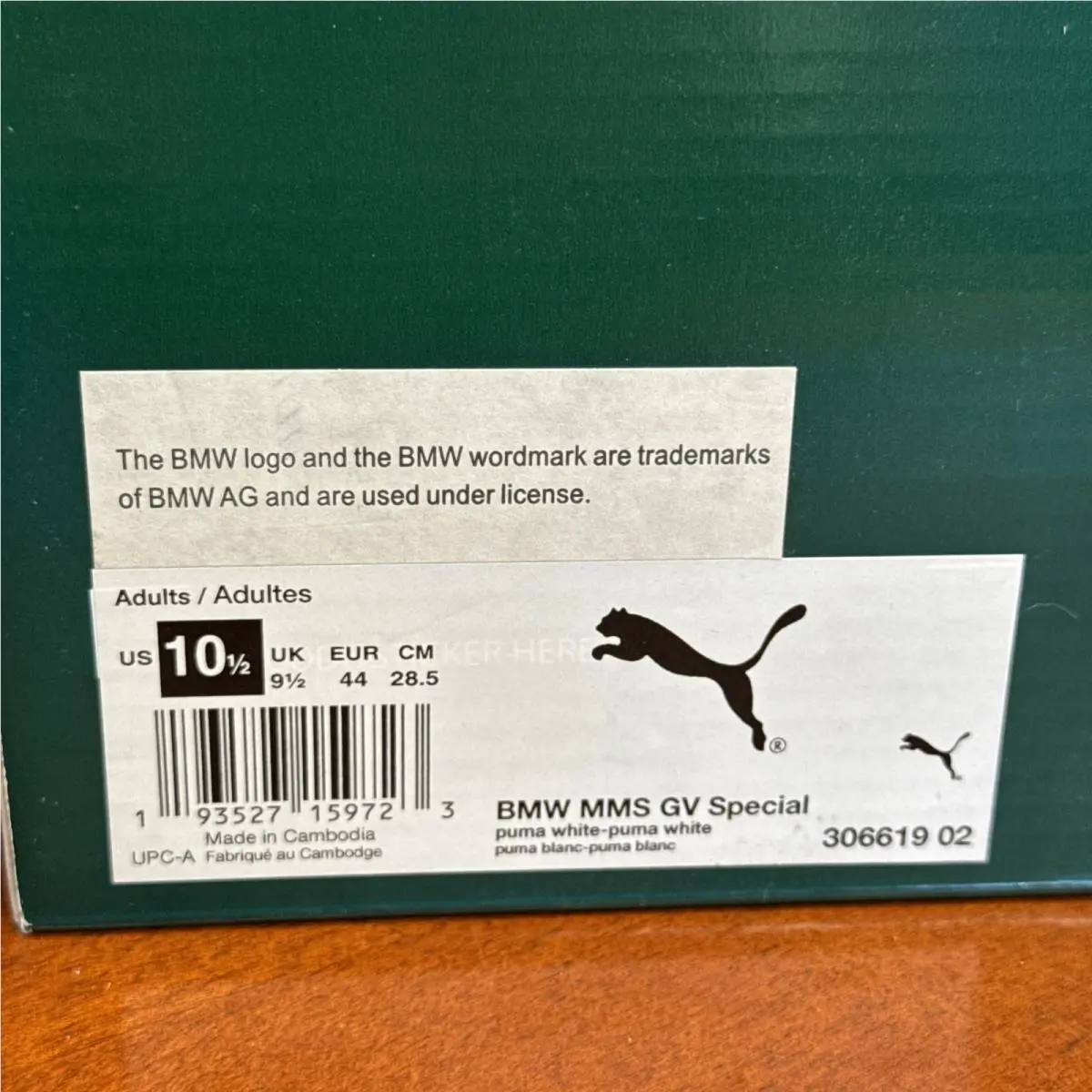 Puma shoes - GV Special  1 - Special - 306619 - White 9