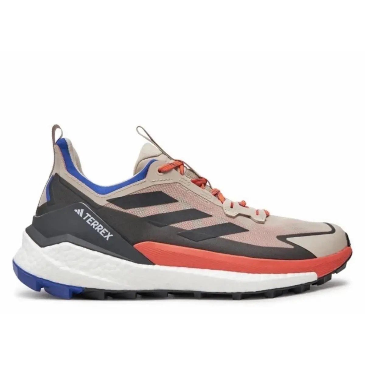 Adidas Terrex Free Hiker 2.0 Low Hiking Shoes Beige Orange Blue IH3543 11 1/2
