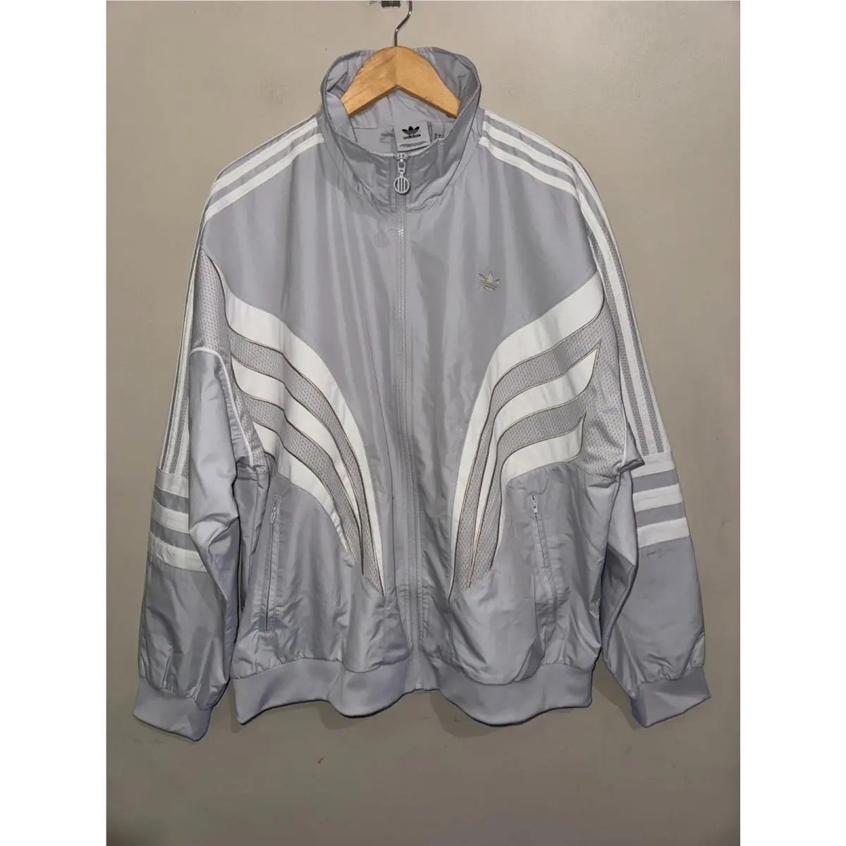 Originals Trefoil Q3 Atlanta Track Jacket Grey/white Mens XL IZ2600 by Adidas