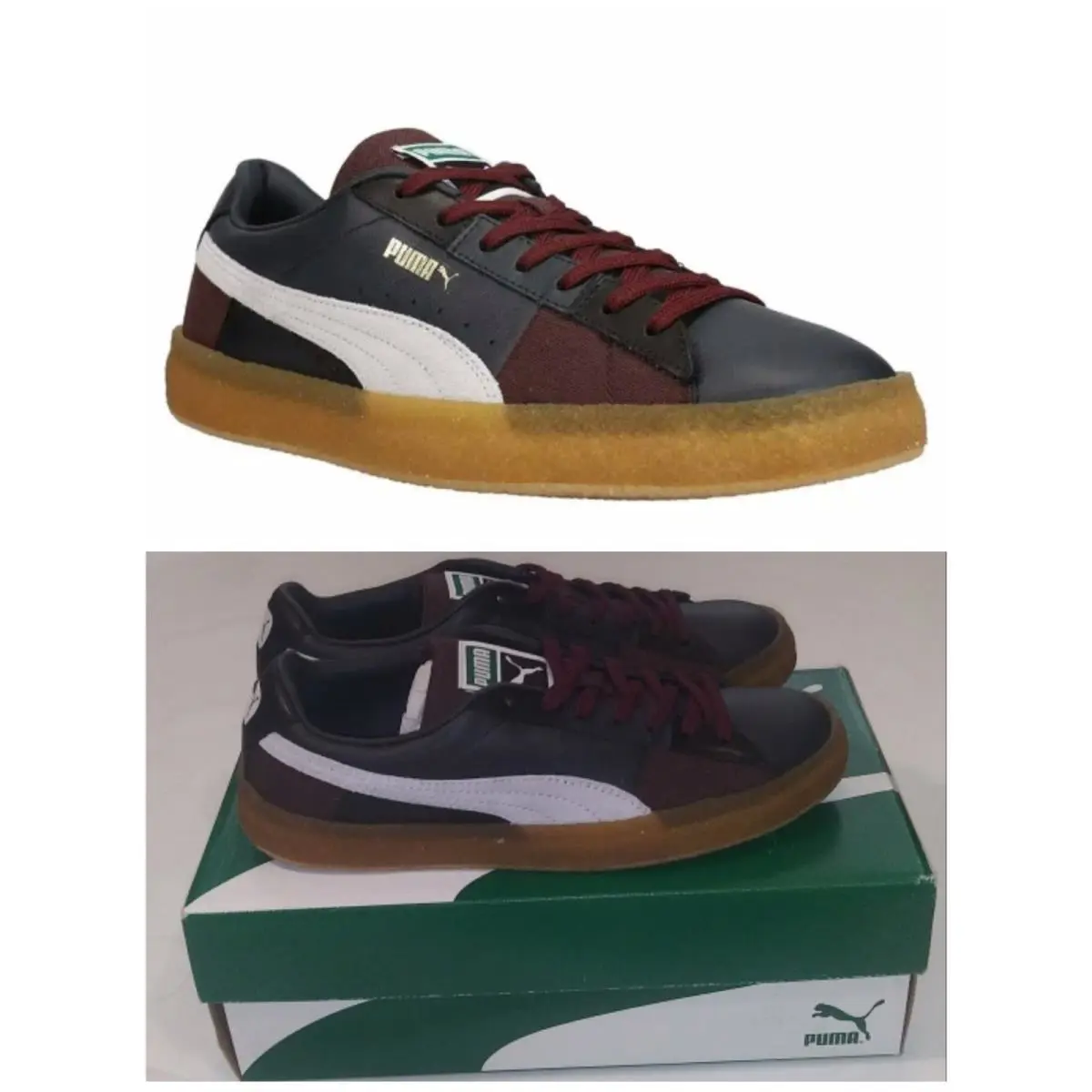 Puma shoes - PUMA Suede Crepe Patch Fudge Grey Violet - Black 1