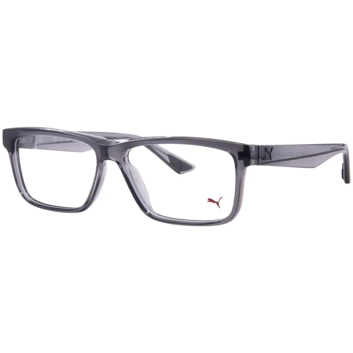 Puma PU0444O 005 Eyeglasses Men`s Grey Full Rim Rectangle Shape 56mm
