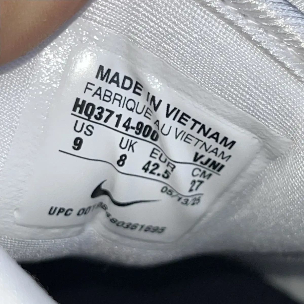 Nike shoes - Nike Air Max 1 - Air Max - HQ3714 900 - Silver / Blue-Red (UPC: 198480409359) 5