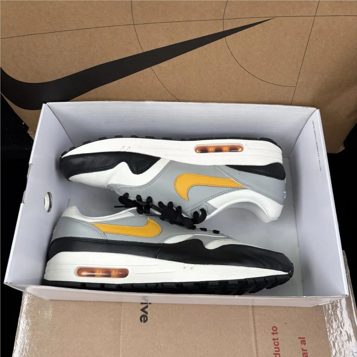Nike shoes - Nike Air Max 1 - Air Max - HQ3714 900 - White / Blue (UPC: 198480361695) 6