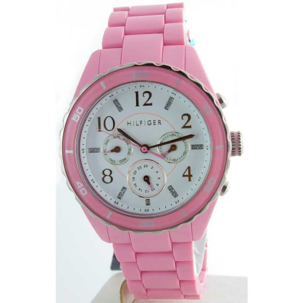 Tommy Hilfiger Multifunction White Dial Women`s Watch 1781085