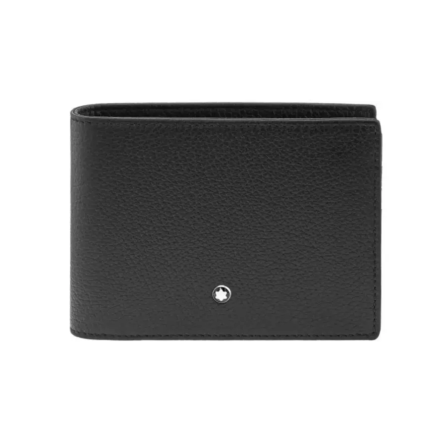 Montblanc Meisterstück 6cc Soft Grain Black Leather Wallet 114467